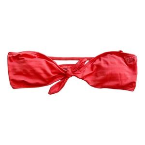 0287 Roxy Coral Bandeau Twist Bikini Top